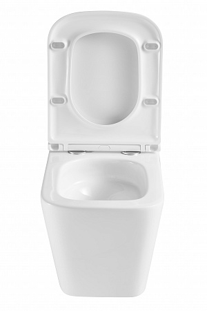 Подвесной унитаз безободковый Terminus Ватикан Монолит 490х340 белый Красногорск - фото 7