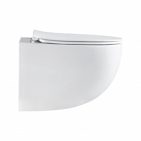 Подвесной унитаз безободковый Terminus Енисей Монолит 560х390 белый Красногорск - фото 4