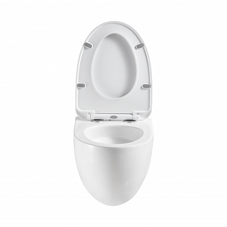 Подвесной унитаз безободковый Terminus Енисей Монолит 560х390 белый Красногорск - фото 5